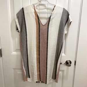 Linen-cotton summer dress